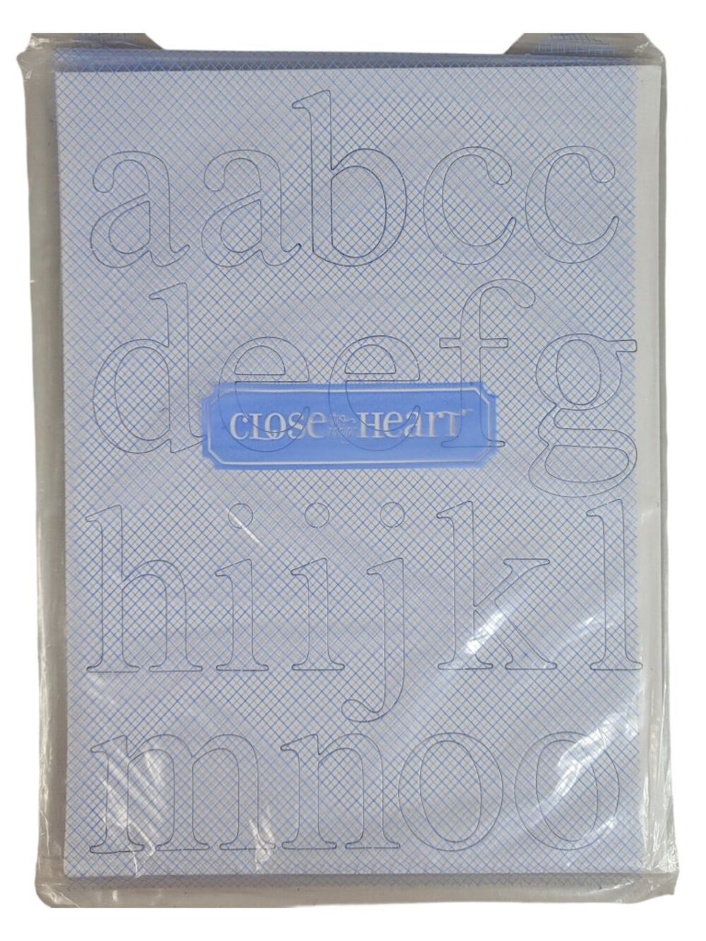 Close to My Heart Simple Alphabets Dimensional Elements Z1048 Lowercase NEW
